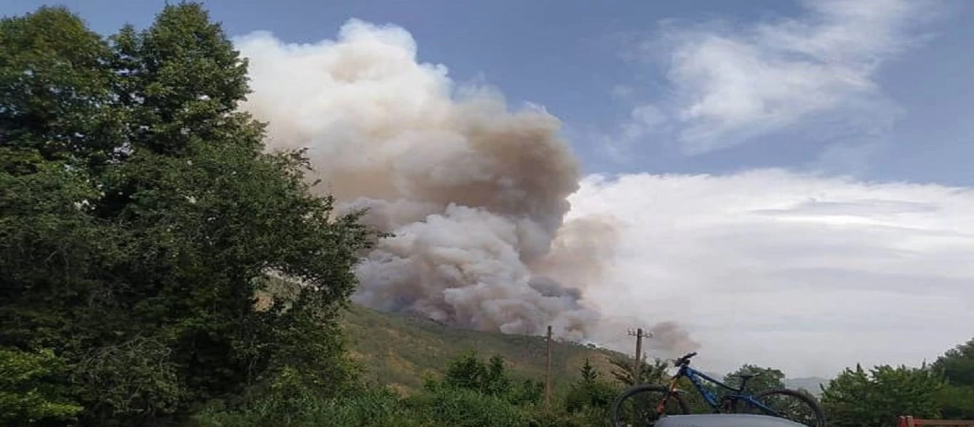 Φωτιά στους Πάδες Κόνιτσας: Μαίνεται το μέτωπο κοντά στο Εθνικό Πάρκο Πίνδου (φώτο)